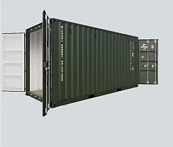 Double doors shipping containers for sale, Customized shipping containers for sale online